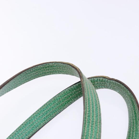 GUCCI GG Canvas Hand Bag Beige Green - Picture 8 of 12